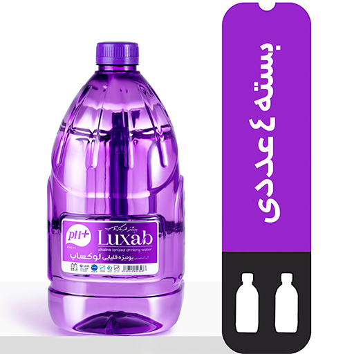 آب قلیایی 4500 میلی لیتر لوکساب، فروش آب قلیایی 4500 میلی لیتر